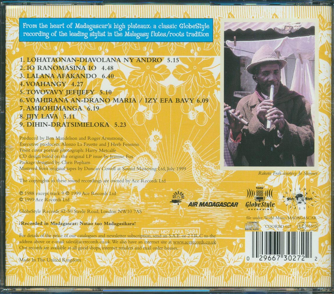 Rakoto Frah - Flute Master Of Madagascar