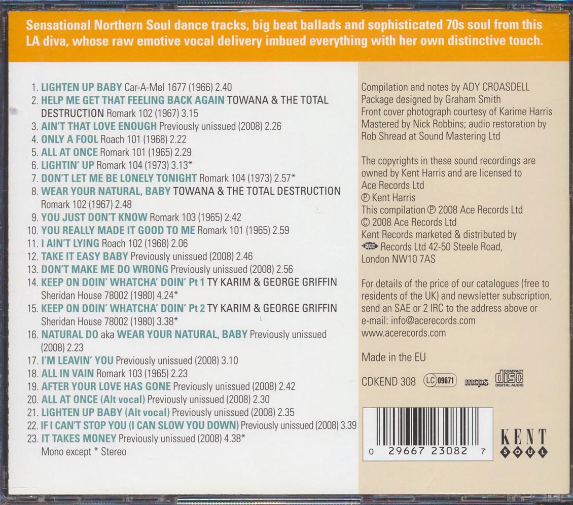 Ty Karim - The Complete Ty Karem: Los Angeles Soul Goddess (23 tracks)