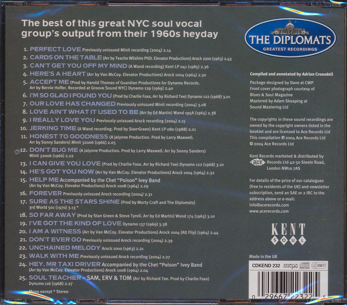 The Diplomats - Greatest Recordings (25 tracks)