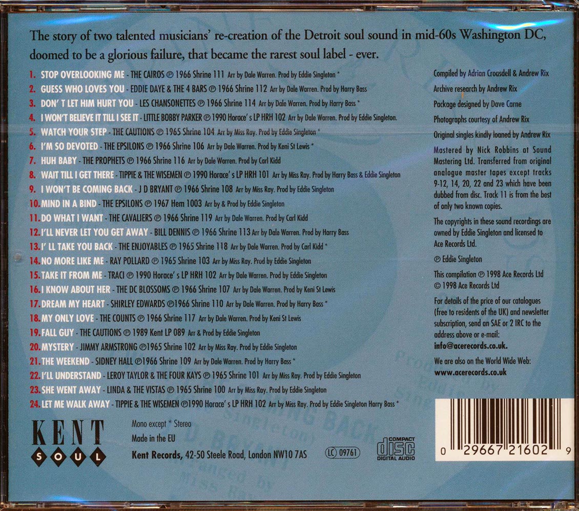 Various - Shrine: The Rarest Soul Label (24 tracks)