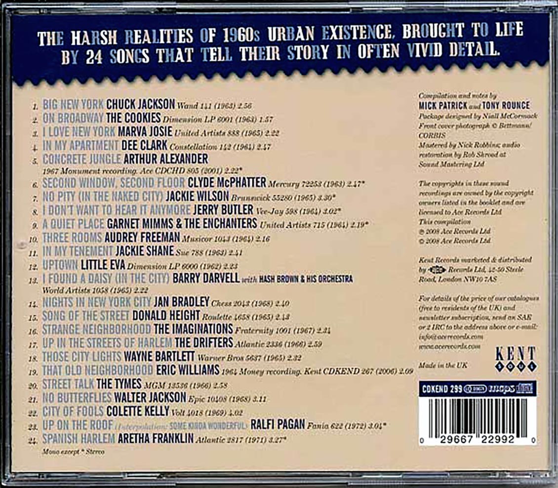 Various - In The Naked City: Songs Of Urban Like 1961-1972
