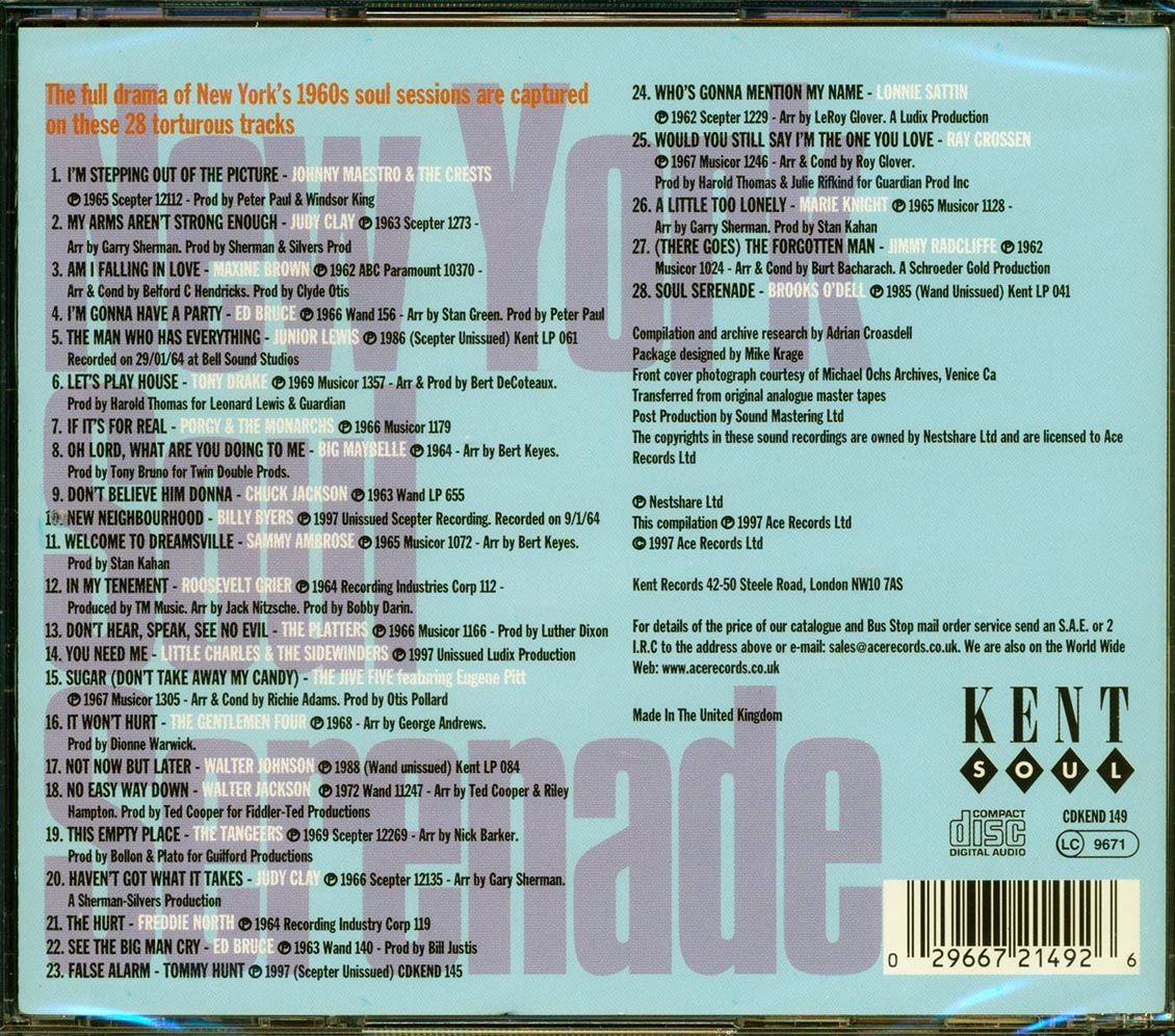 Various - New York Soul Serenade (28 tracks)