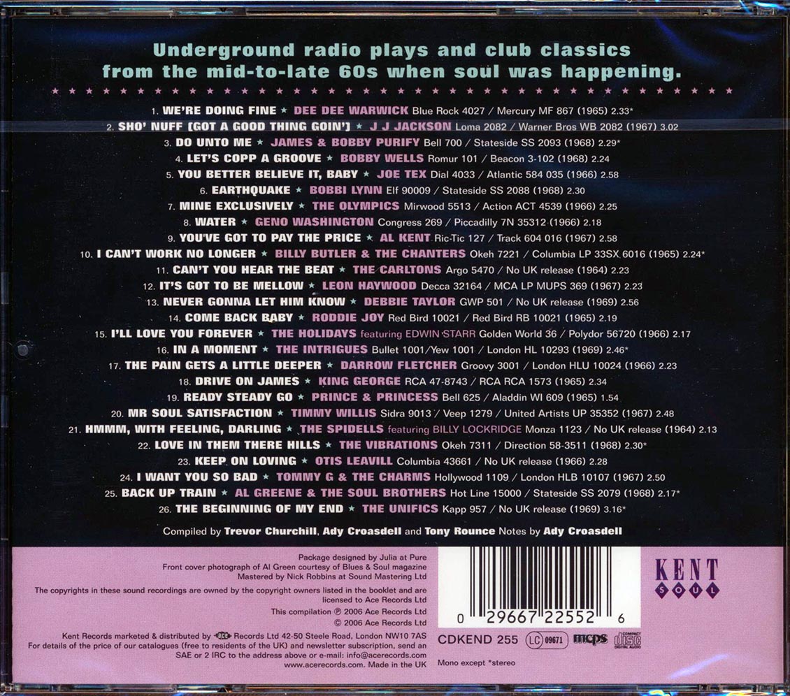 Various - Kent's Cellar Of Soul Volume 2 (26 tracks)