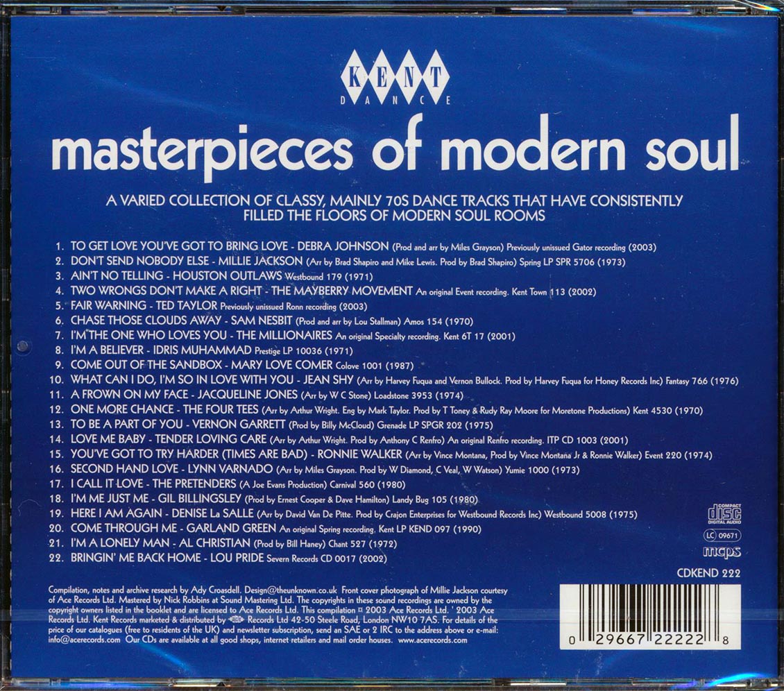 Various - Masterpieces Of Modern Soul (22 tracks)