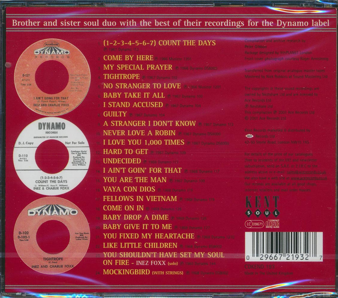 Inez & Charlie Foxx - The Dynamo Duo (25 tracks)