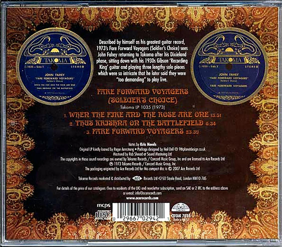 John Fahey - Fare Forward Voyagers: Soldier's Choice