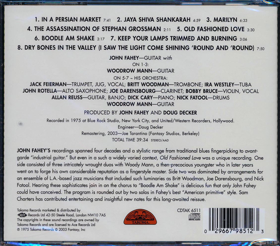 John Fahey - Old Fashioned Love