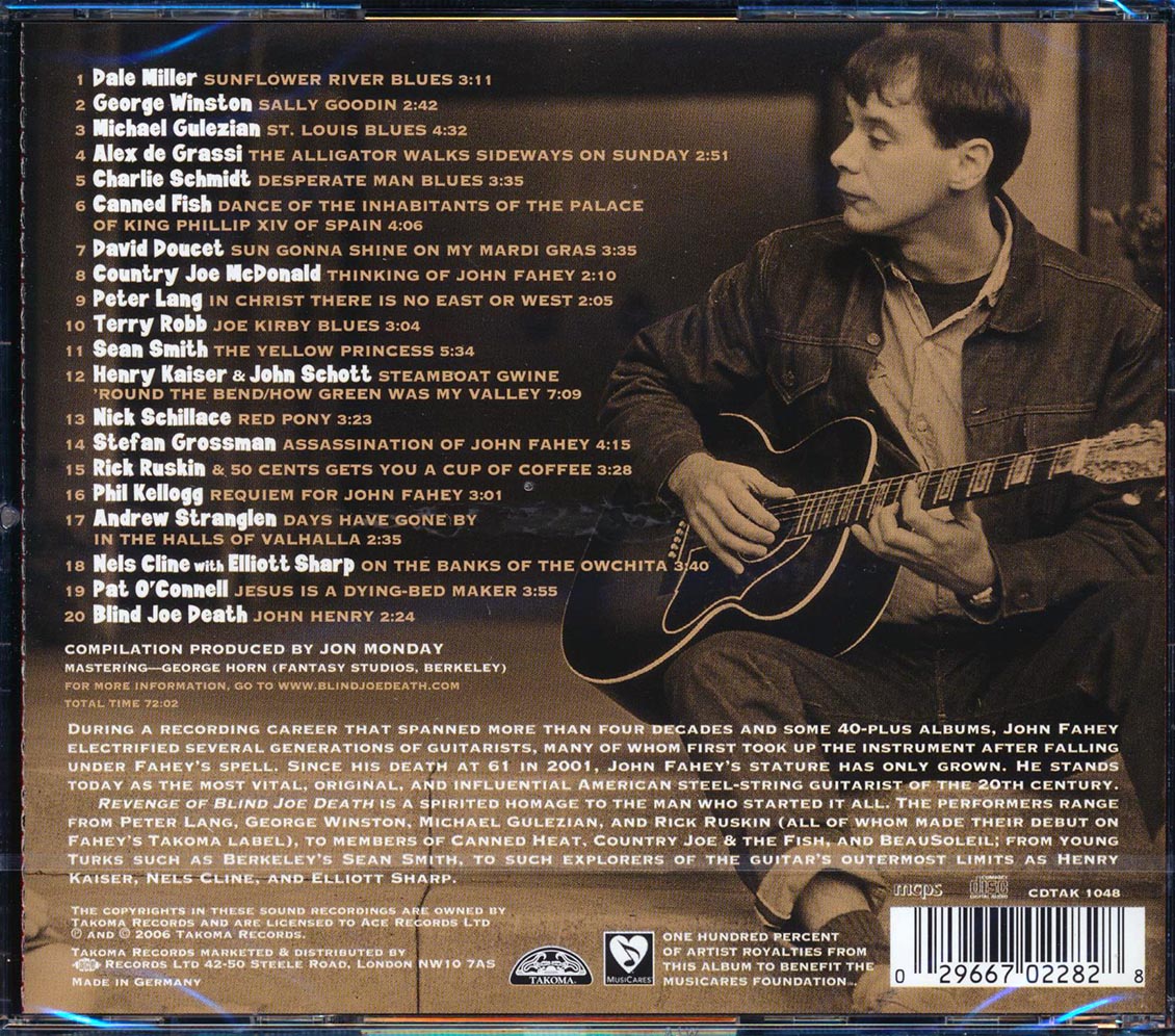 Various - The John Fahey Tribute Album: Revenge Of Blind Joe Death (20 tracks)