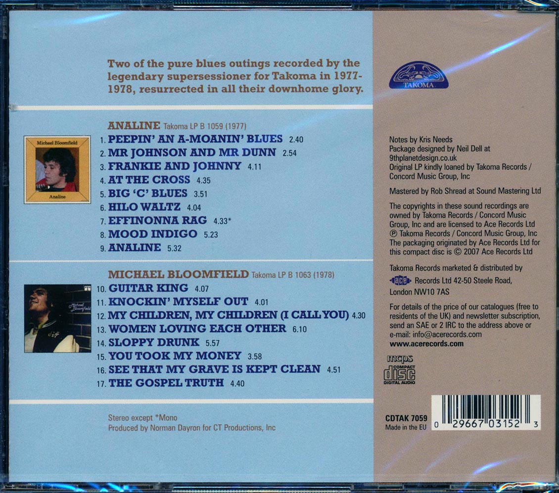 Michael Bloomfield - Analine + Michael Bloomfield