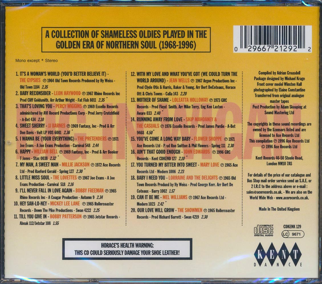 Various - Big In Wigan: 20 Northern Mammoths: Free The Wheel To Keele (20 tracks)