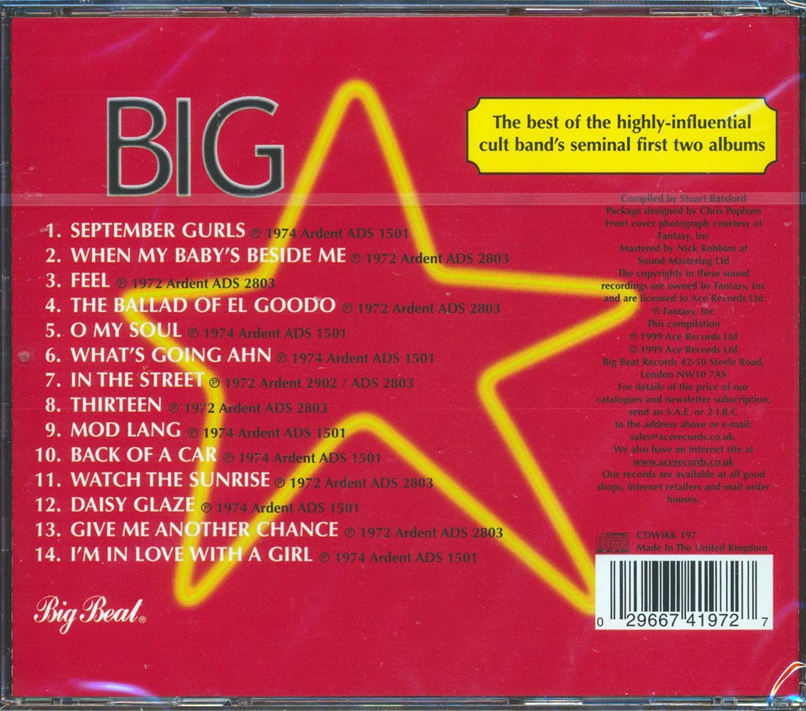 Big Star - The Best Of Big Star