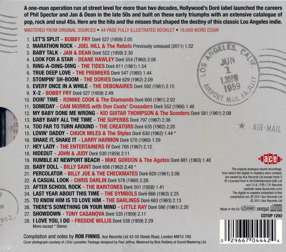 Various - The Dore Story: Postcards From Los Angeles 1958-1964 (28 tracks)
