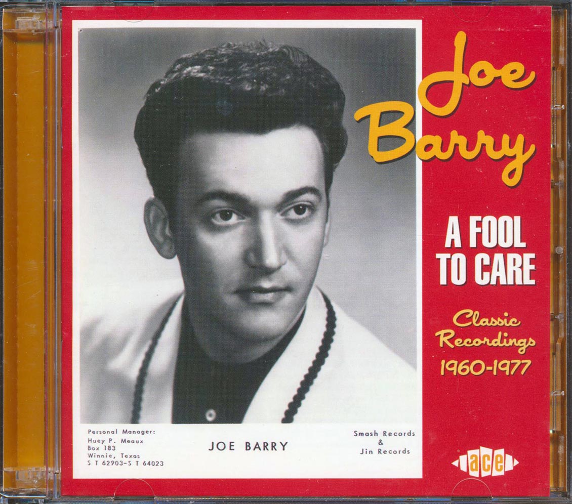Joe Barry - A Fool To Care: Classic Recordings 1960-1977 (51 tracks) (2xCD)