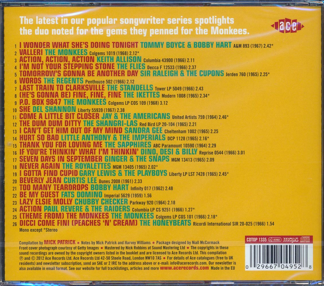 Various - Action: The Songs Of Tommy Boyce & Bobby Hart (26 tracks)