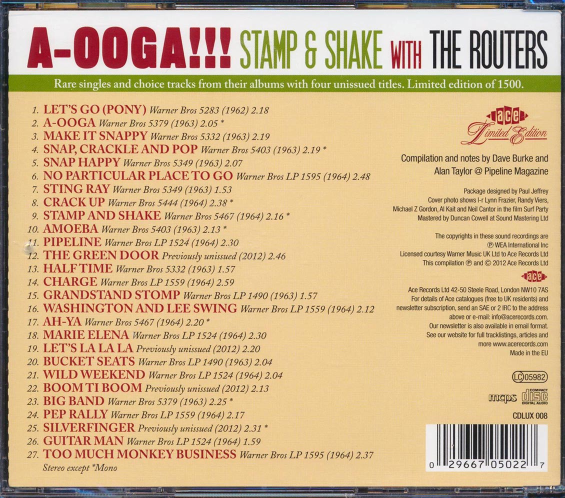 The Routers - A Ooga: Stamp & Shake With The Routers (27 tracks)