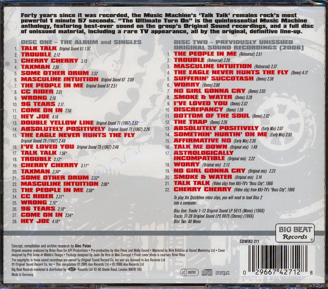 The Music Machine - The Ultimate Turn On (50 tracks) (2xCD)