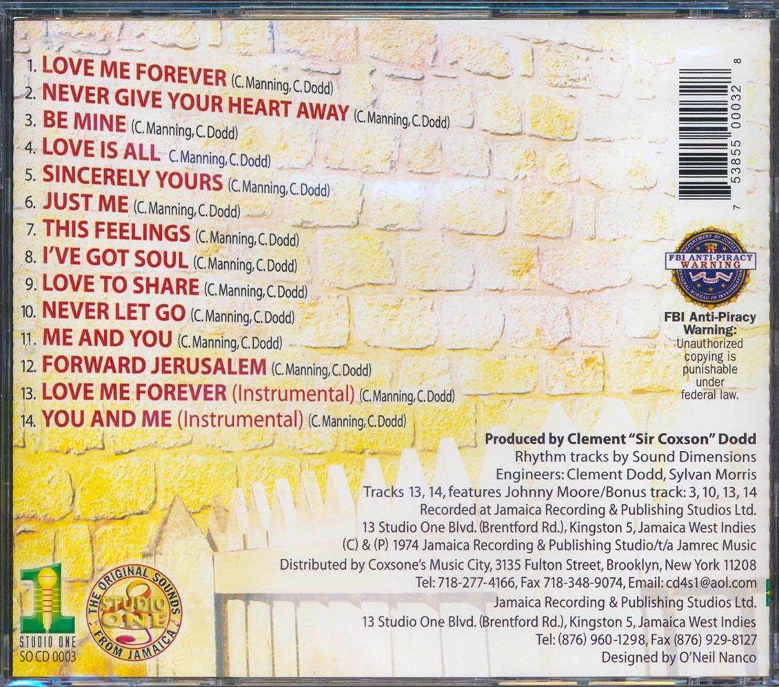 Carlton & The Shoes - Love Me Forever