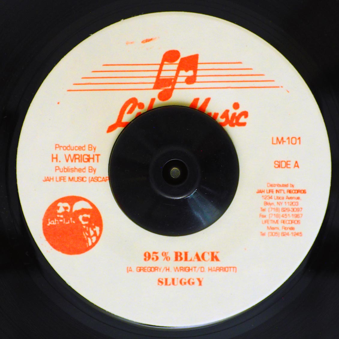 Sluggy - 95 Percent Black  /  Version (rhythm: "Tonight")