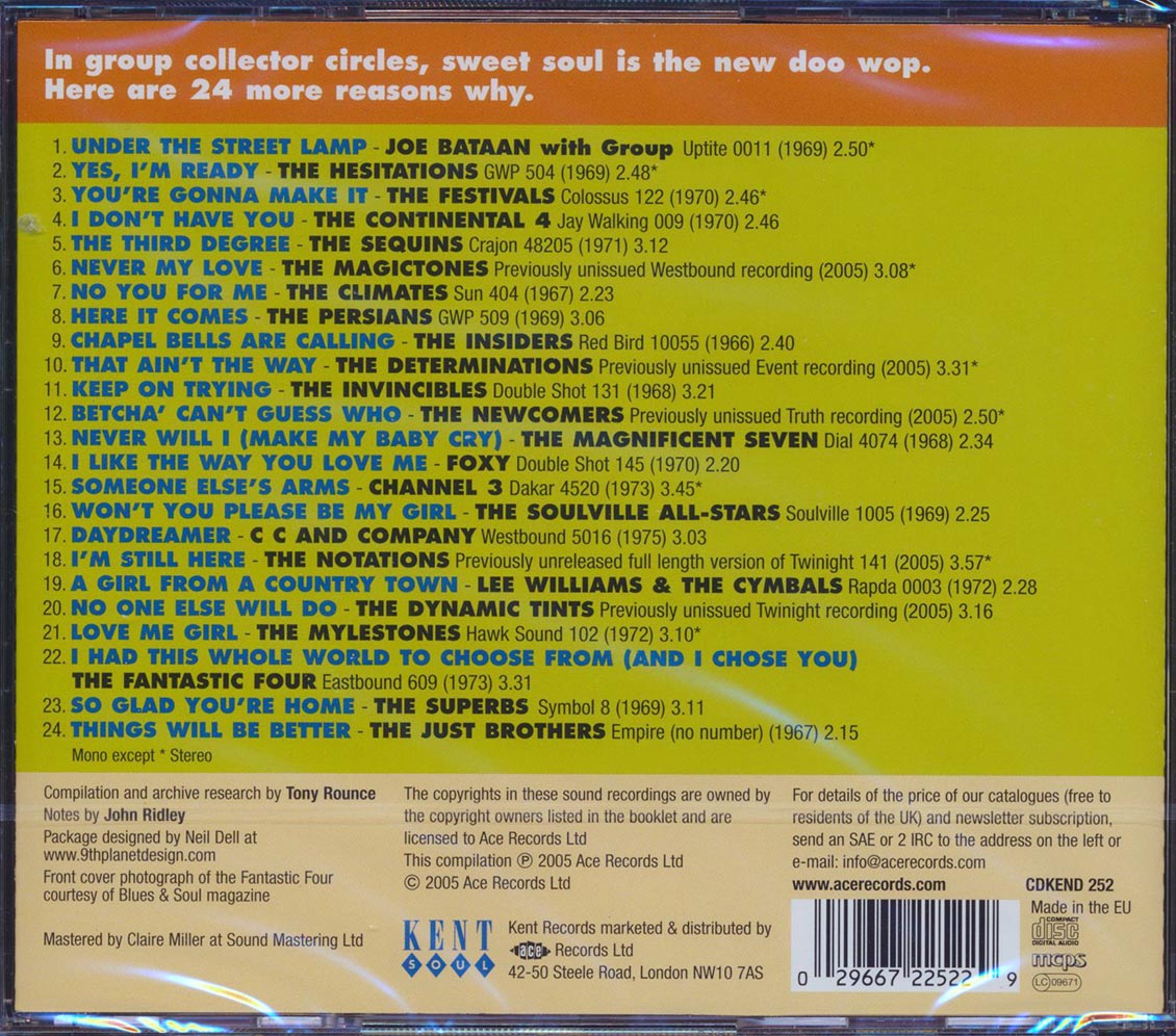 Various - More Perfect Harmony: Sweet Woul Groups 1967-1975 (24 tracks)