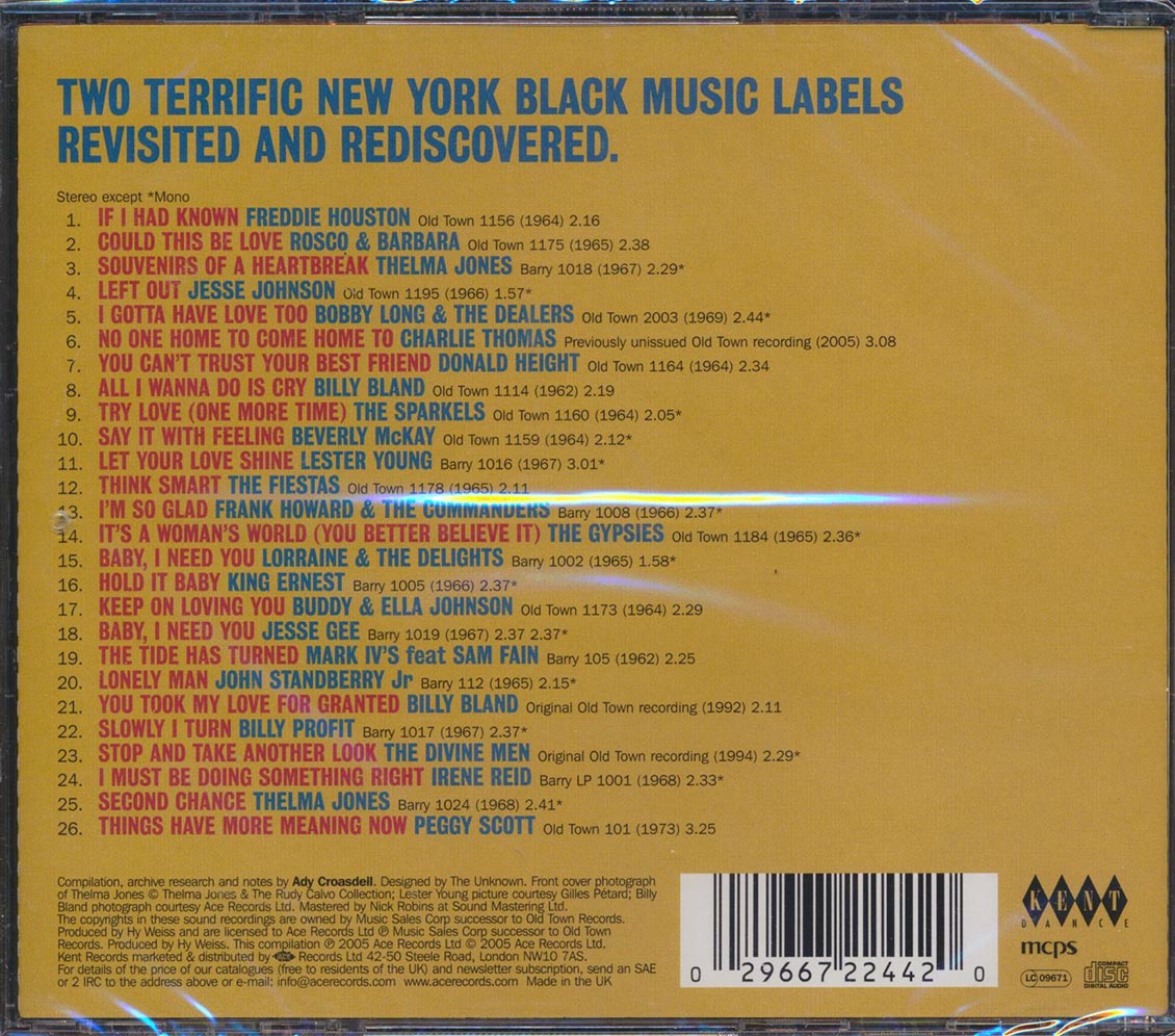 Various - The Old Town & Barry: Soul Survey (26 tracks)