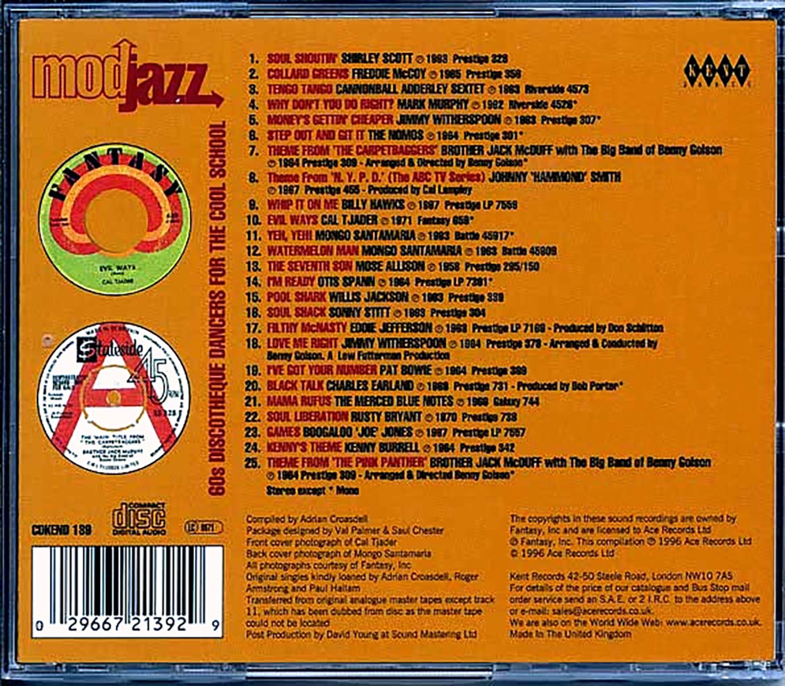 Various - Mod Jazz (25 tracks)