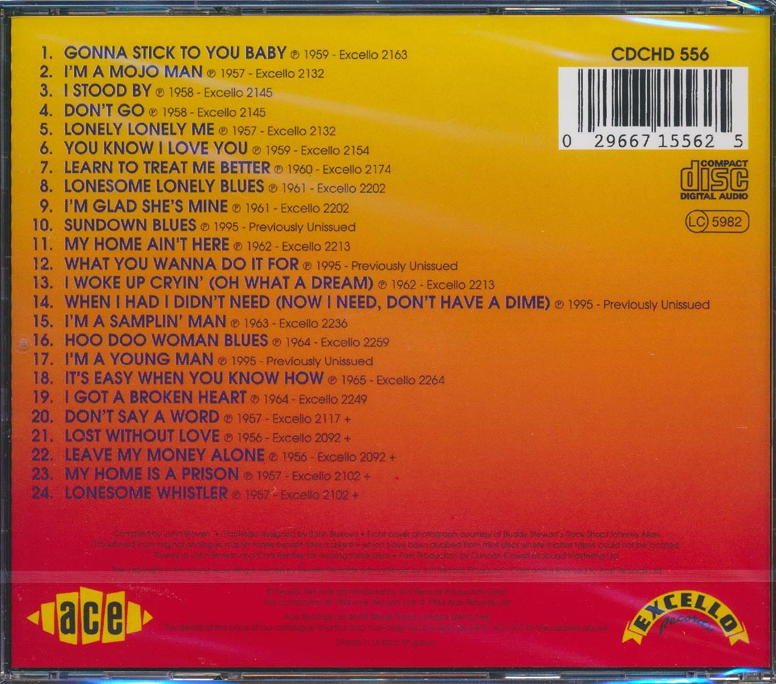 Lonesome Sundown - I'm A Mojo Man (24 tracks)