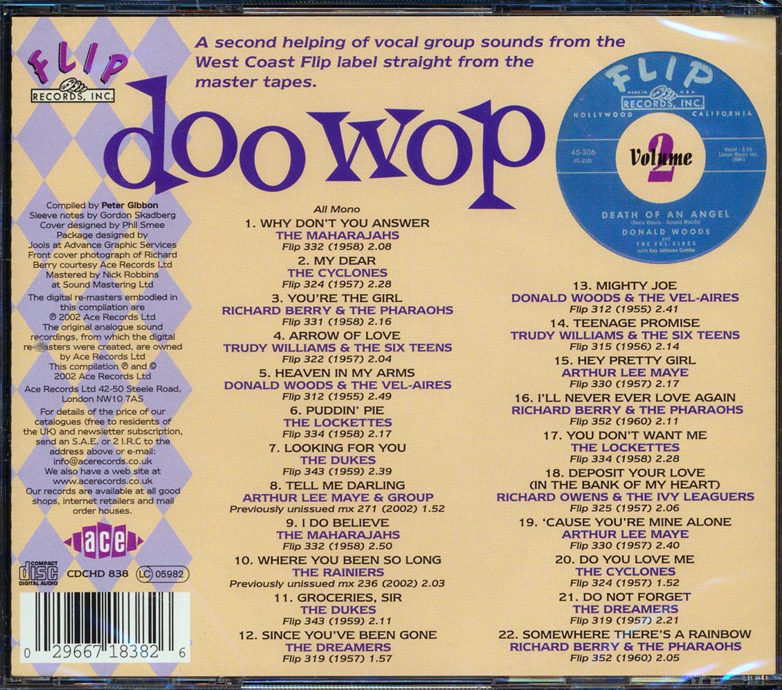 Various - Flip Doo Wop Volume 2 (22 tracks)