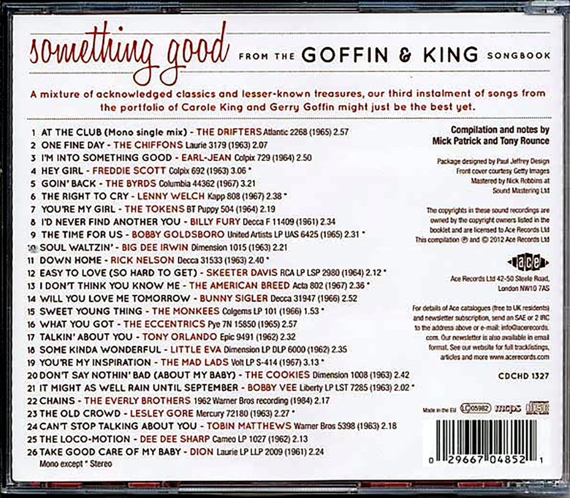 Various - Something Good From The Goffin & King Songbook (26 tracks)