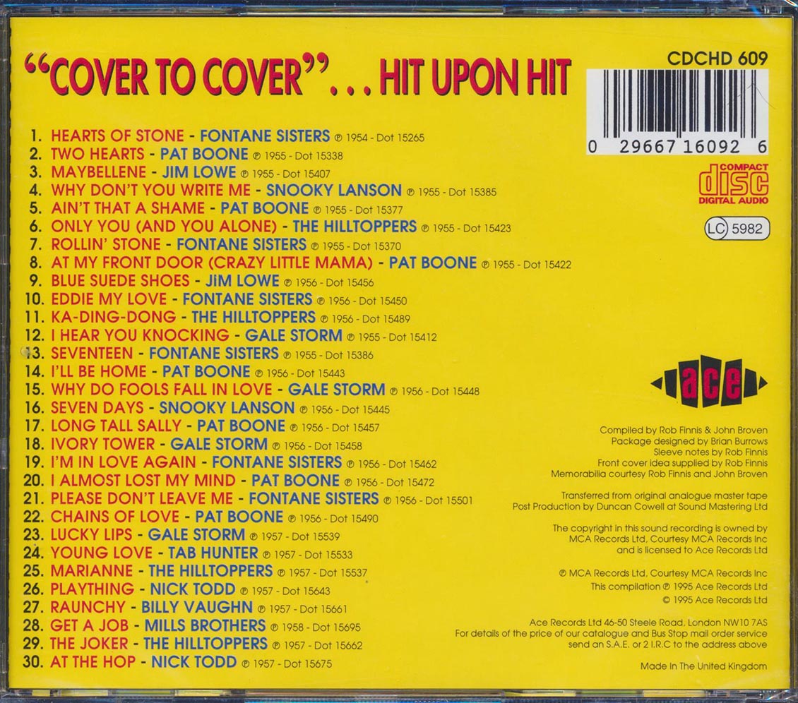 Various - Dot's Cover To Cover: Hit Upon Hit (30 tracks)
