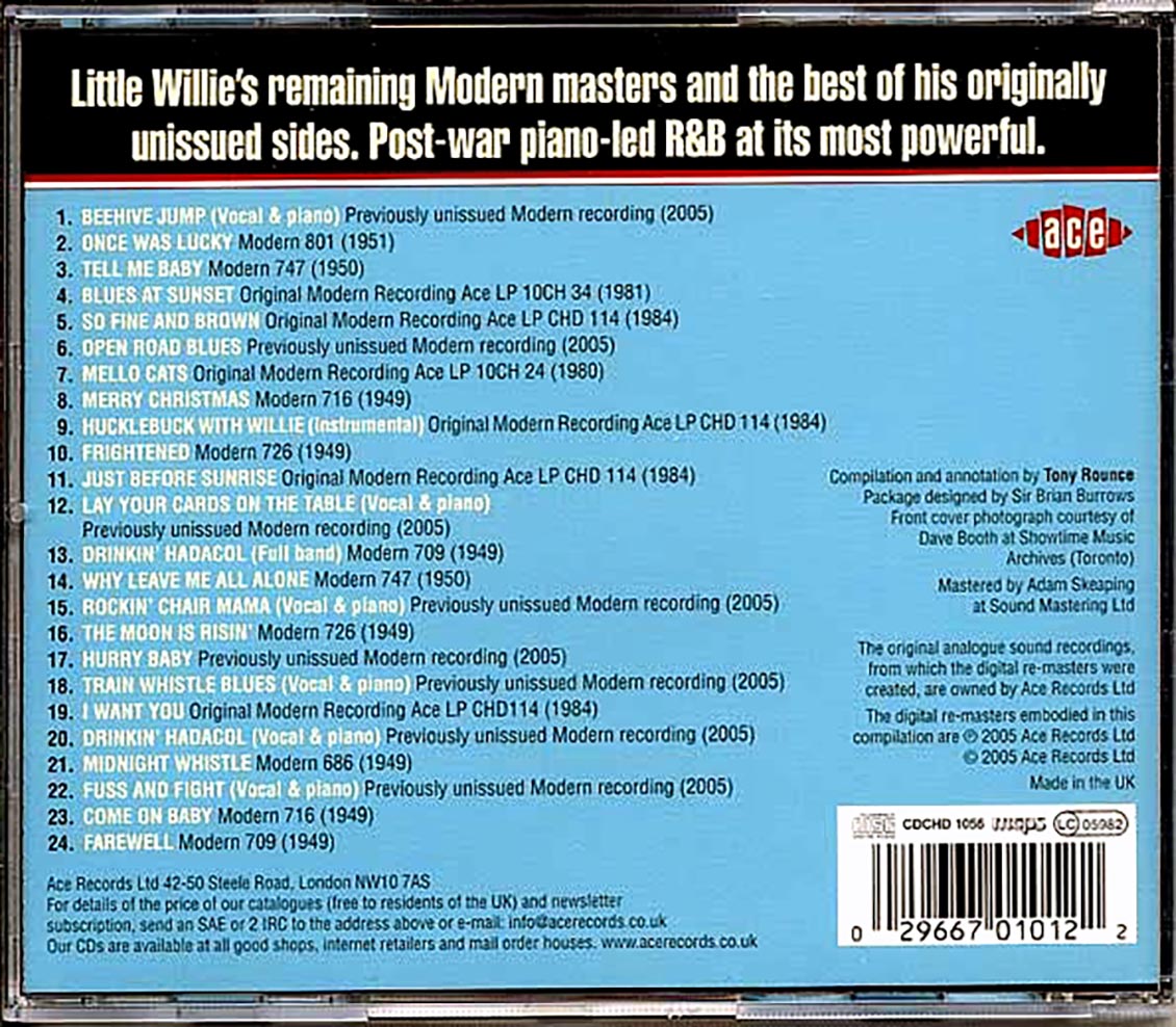 Little Willie Littlefield - Boogie, Blues And Bounce: The Modern Recordings Volume 2 (24 tracks)