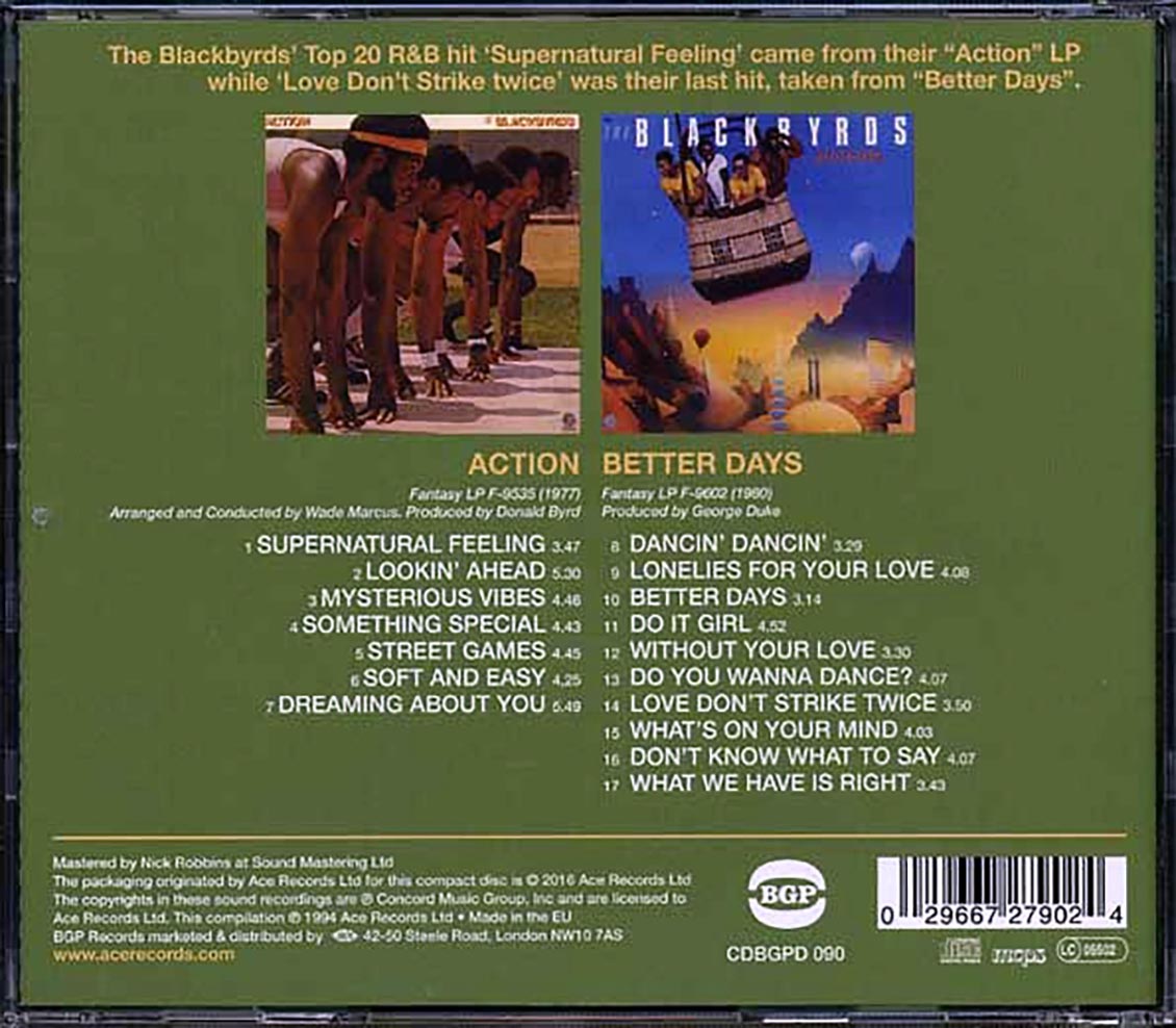 The Blackbyrds - Action + Better Days