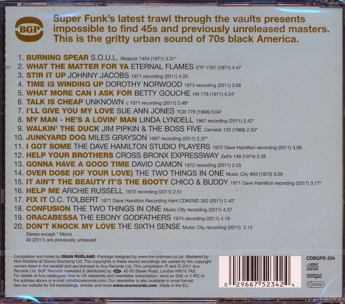 Various - Superfunk's Mission Impossible: Hard To Find And Unreleased Funk Masters (20 tracks)