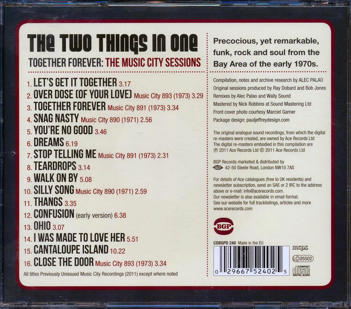 The Two Things In One - Together Forever: The Music City Sessions