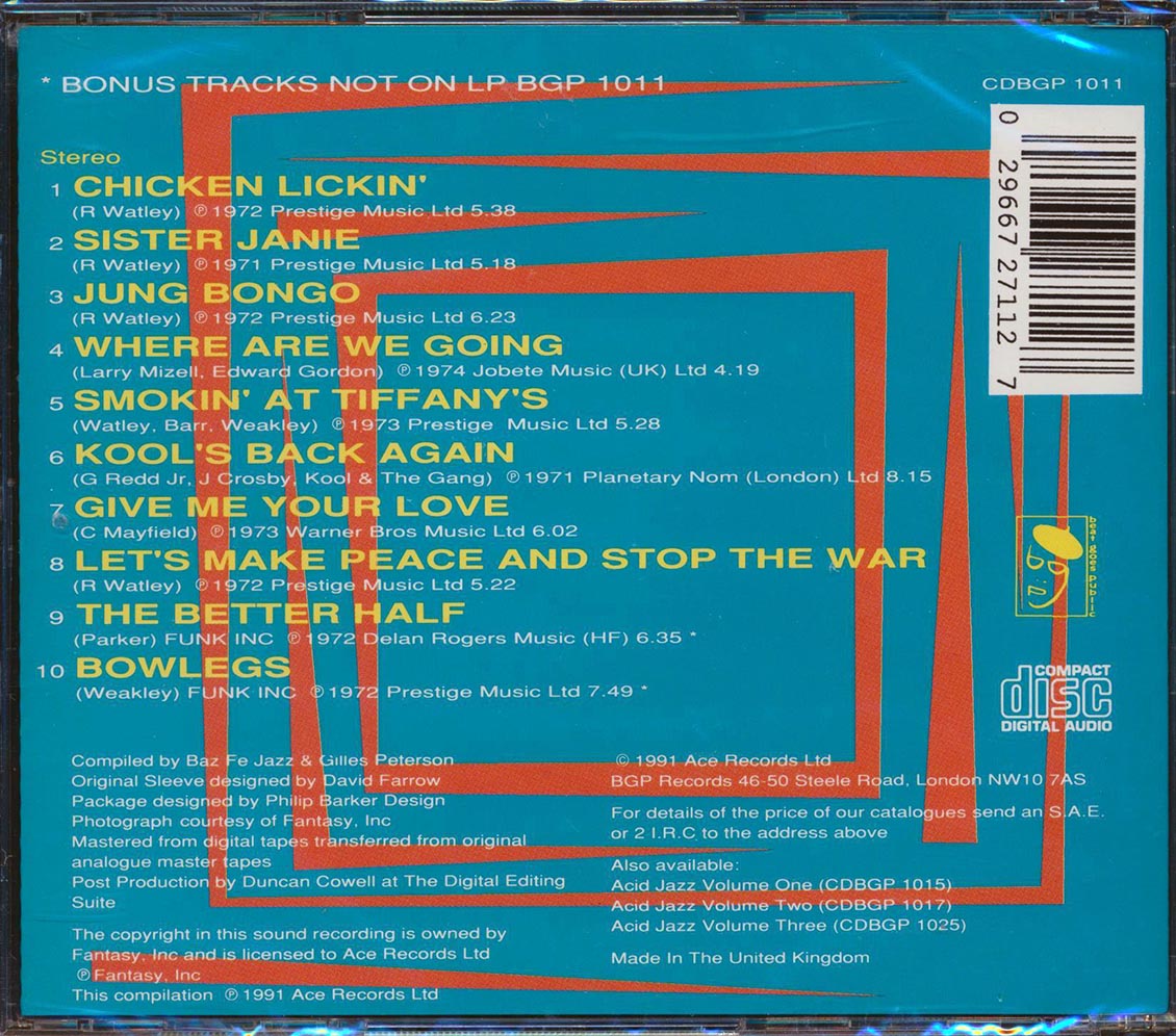 Funk Inc - The Best Of Funk Inc: Acid Inc