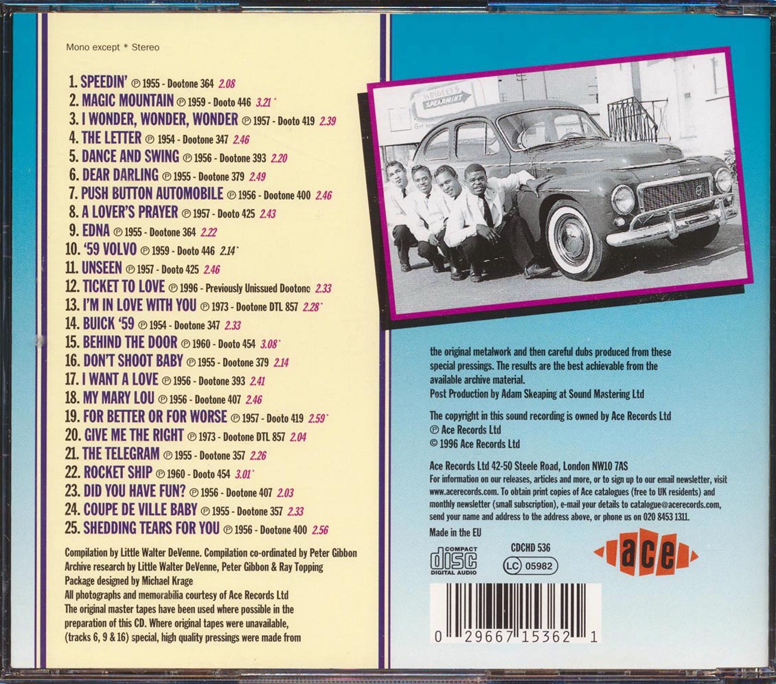Medallions - The Medallions Featuring Vernon Green: Speedin (25 tracks)