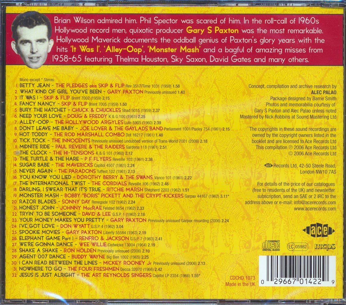 Various - Hollywood Maverick: The Gary Paxton Story (32 tracks)