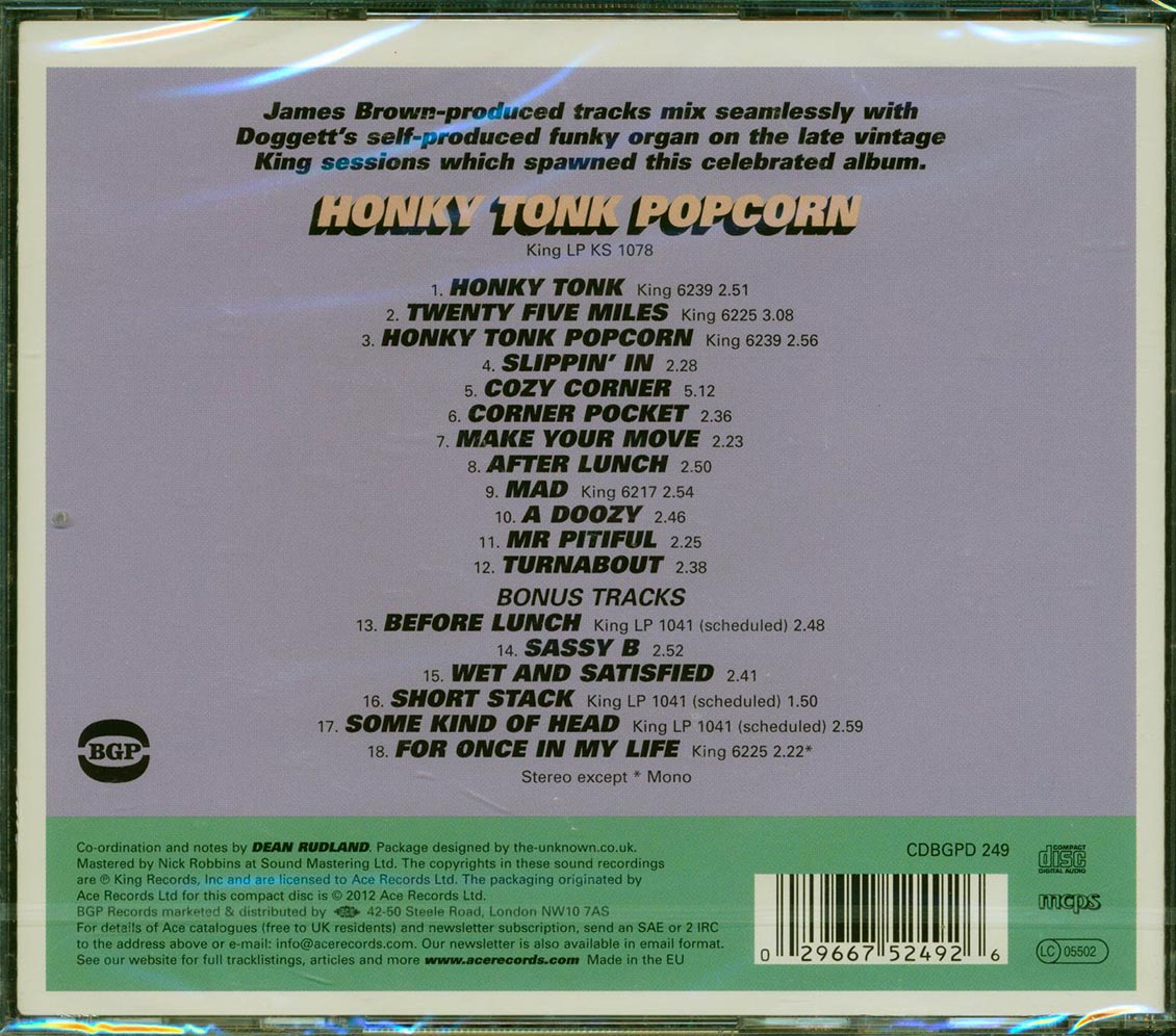 Bill Doggett - Honky Tonk Popcorn