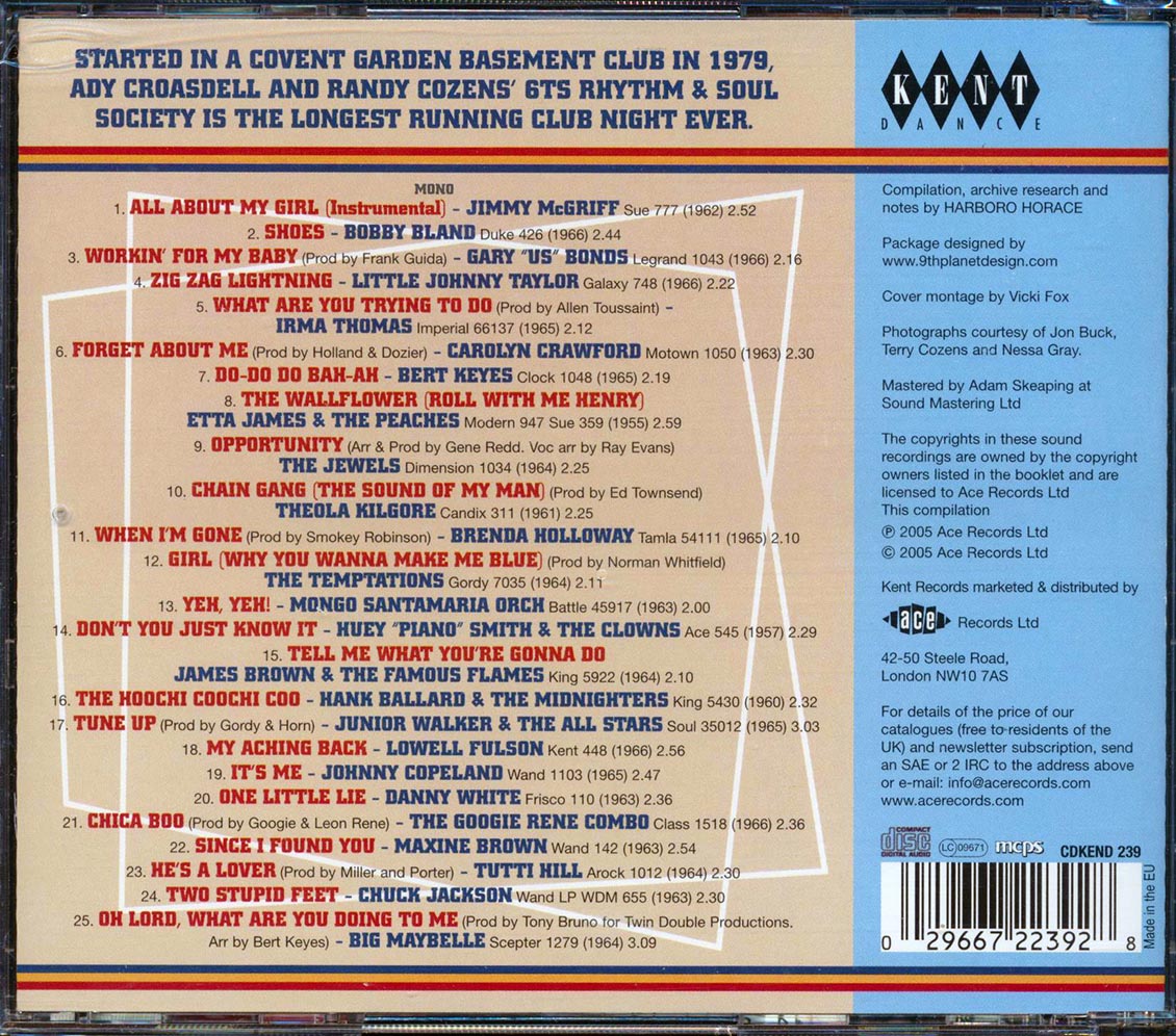 Various - 6T's: In The Beginning, Rhythm N Soul Society (25 tracks)