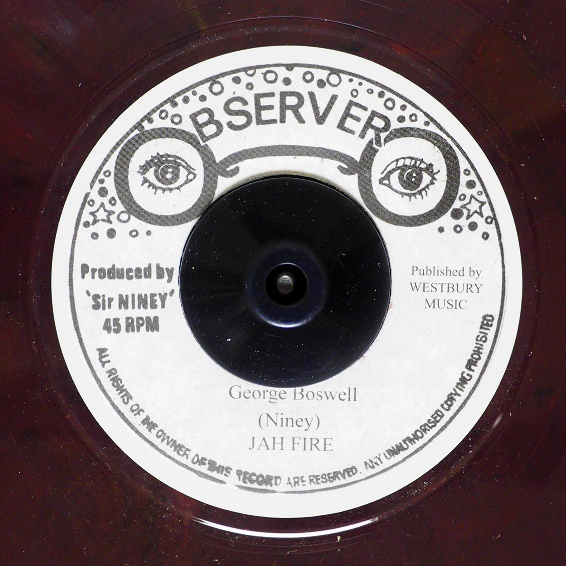 George Boswell - Jah Fire  /  Version