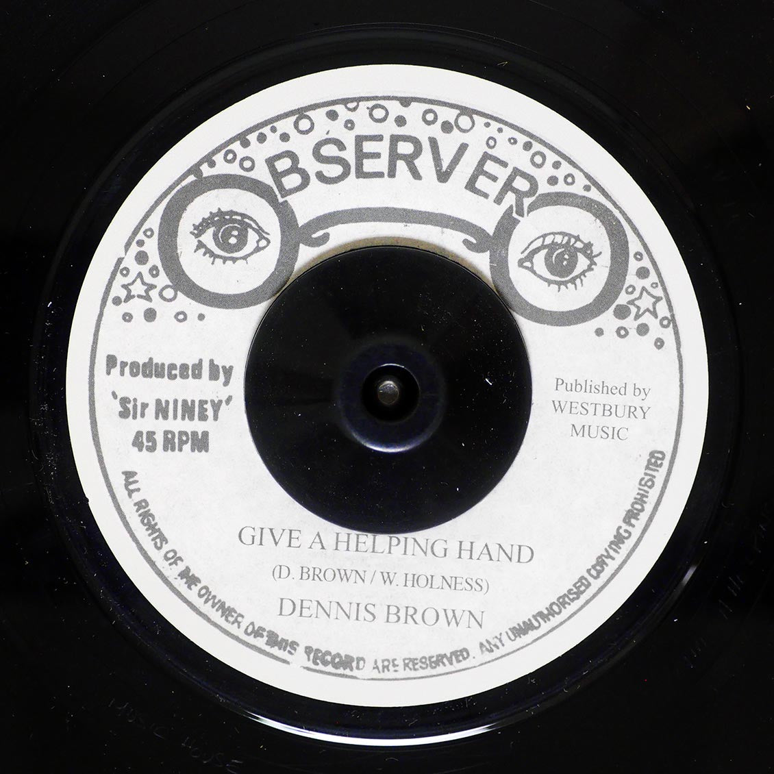Dennis Brown - Give A Helping Hand  /  Version