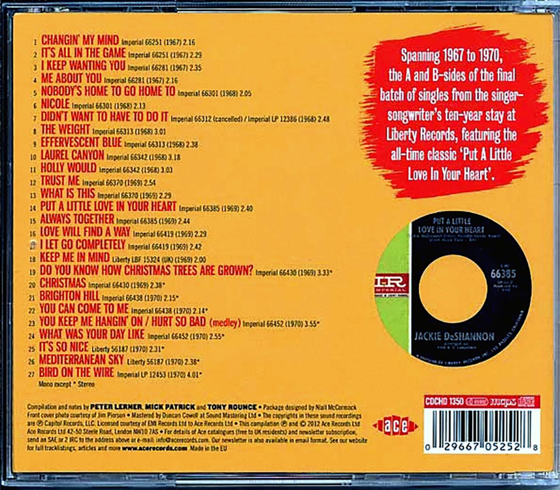 Jackie DeShannon - Keep Me In Mind: The Complete Imperial And Liberty Singles Volume 3 (27 tracks)