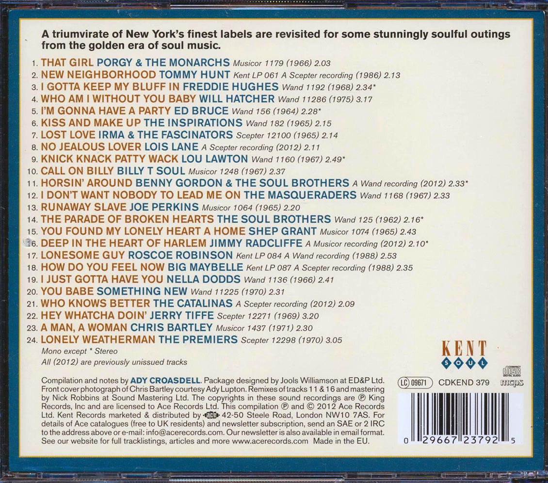 Various - Manhattan Soul Volume 2 (24 tracks)