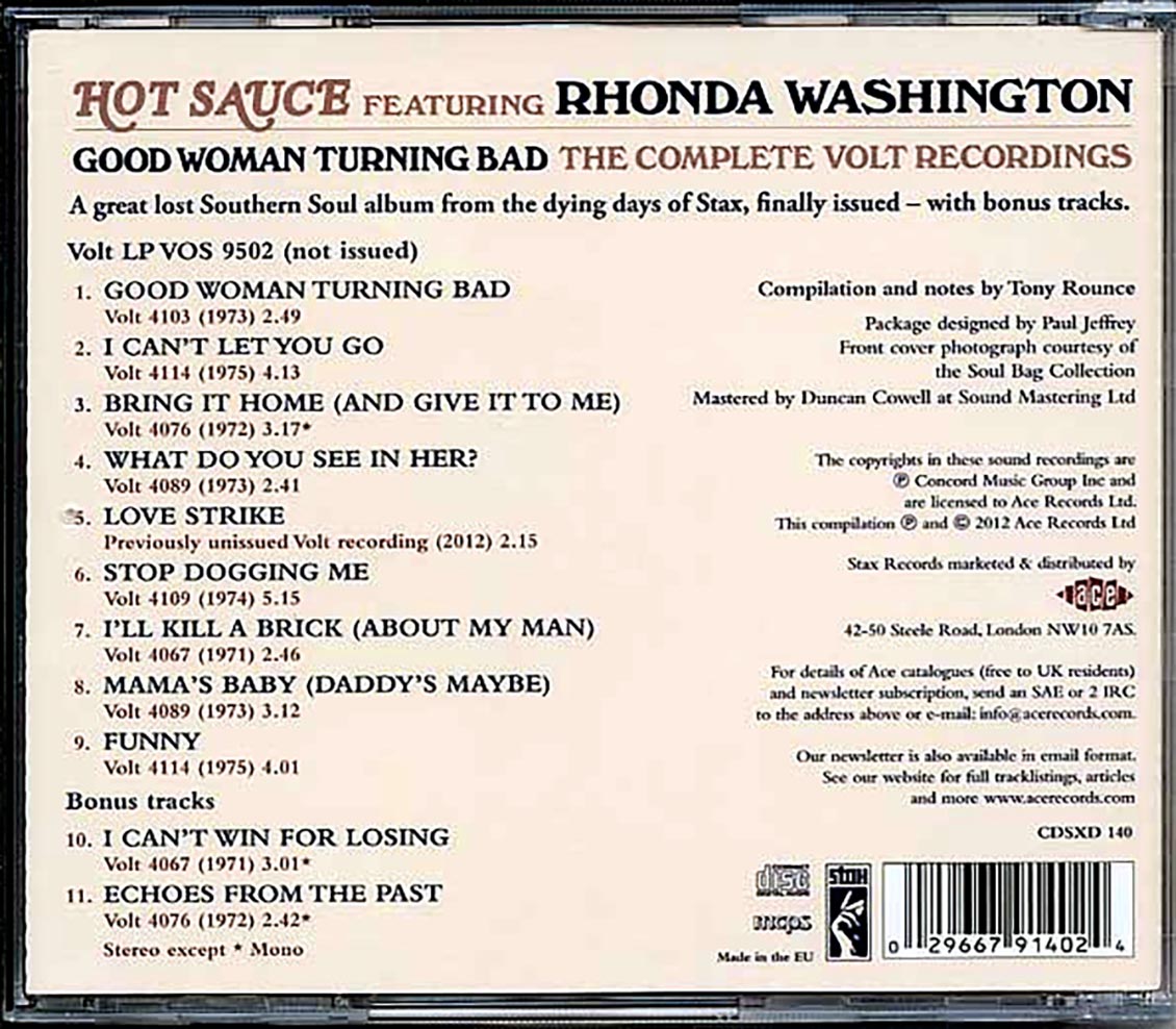 Rhonda Washington - Hot Sauce: Good Woman Turning Bad