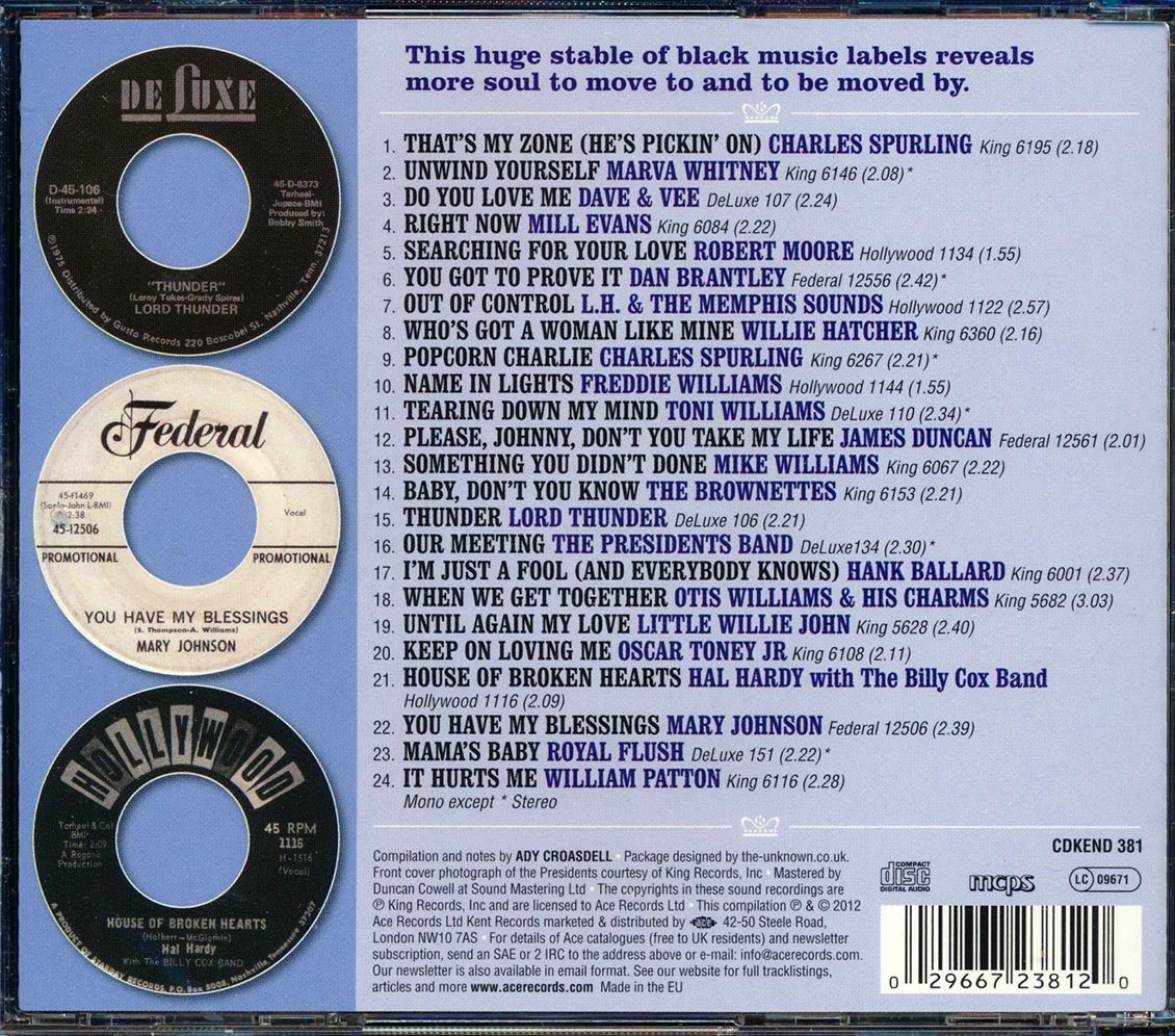 Various - King Northern Soul Volume 3 (24 tracks)