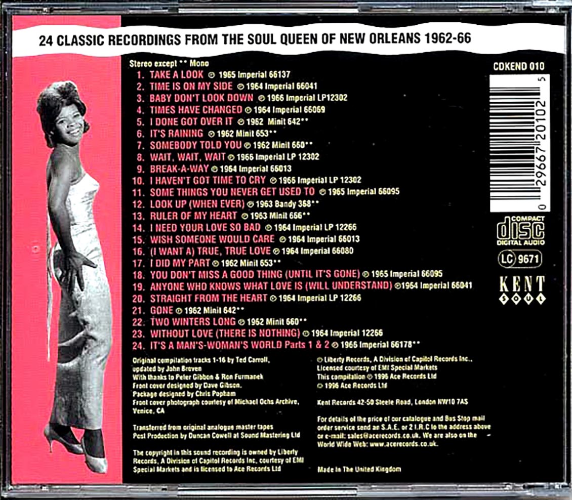 Irma Thomas - Time Is On My Side (24 tracks)