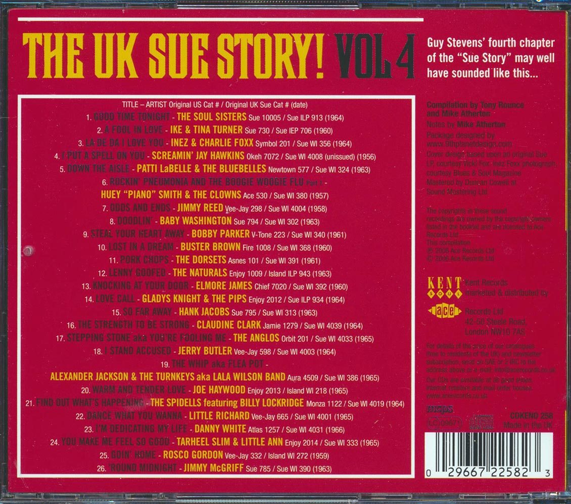 Various - The UK Sue Label Story Volume 4 (26 tracks)
