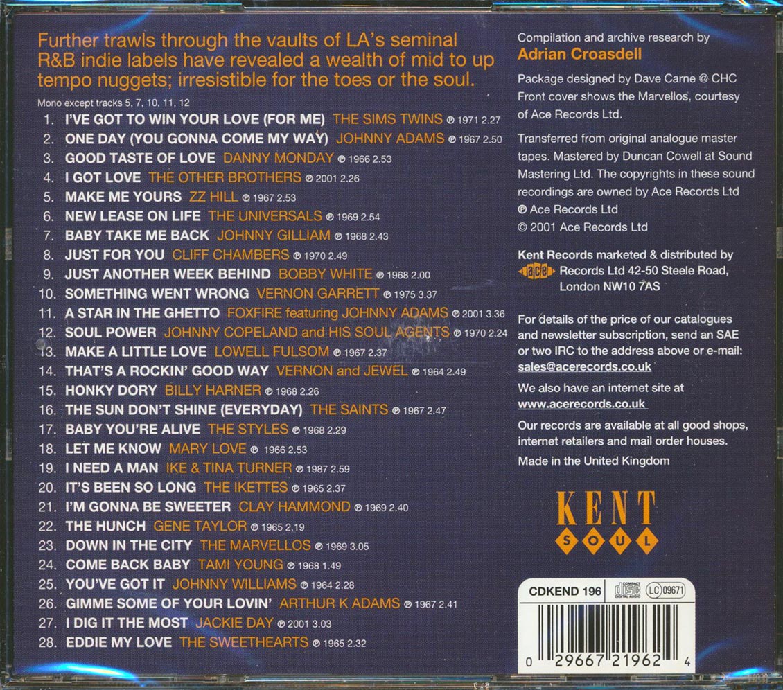 Various - For Connoisseurs Only: Kent & Modern Soul Collectables (28 tracks)