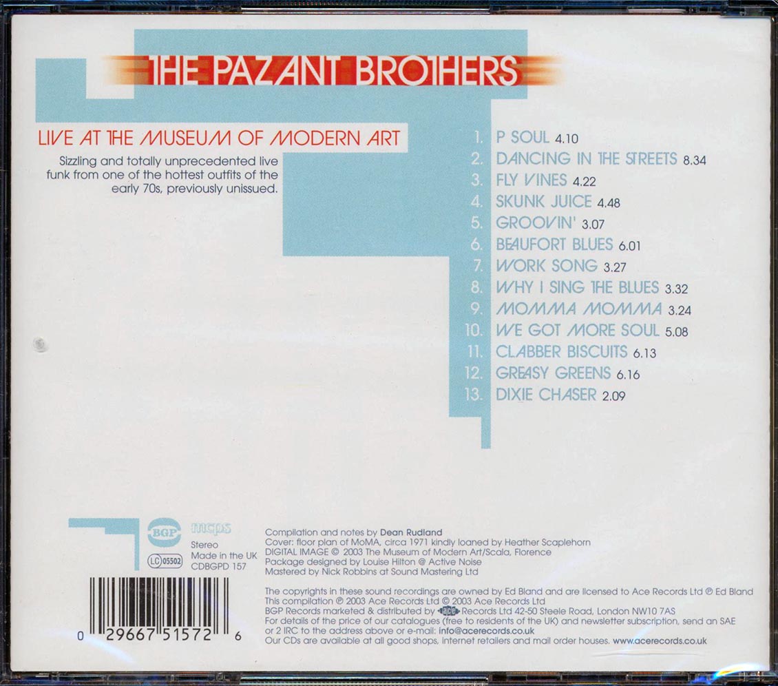 The Pazant Brothers - Live At The Museum Of Modern Art