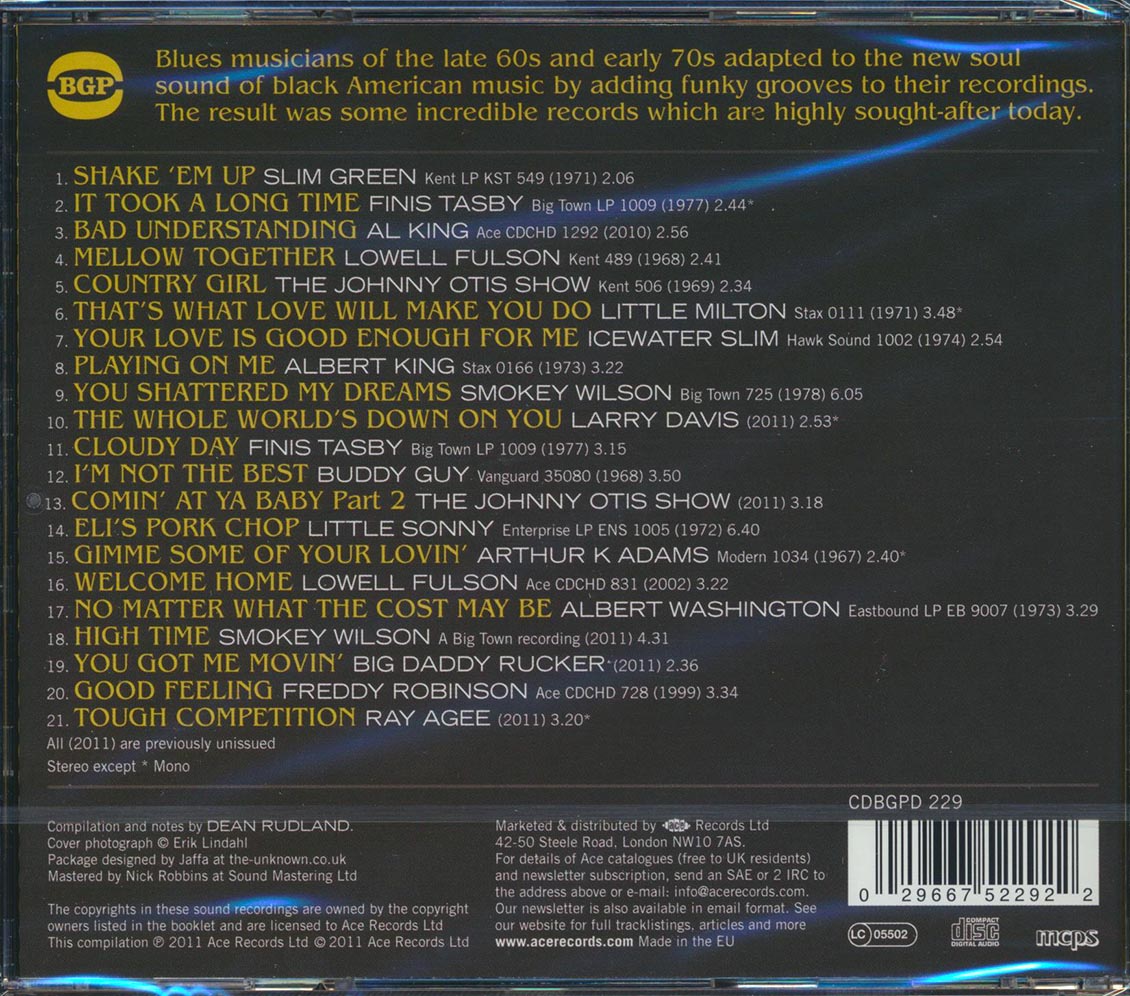 Various - Shattered Dreams: Funky Blues 1967-1978 (21 tracks)