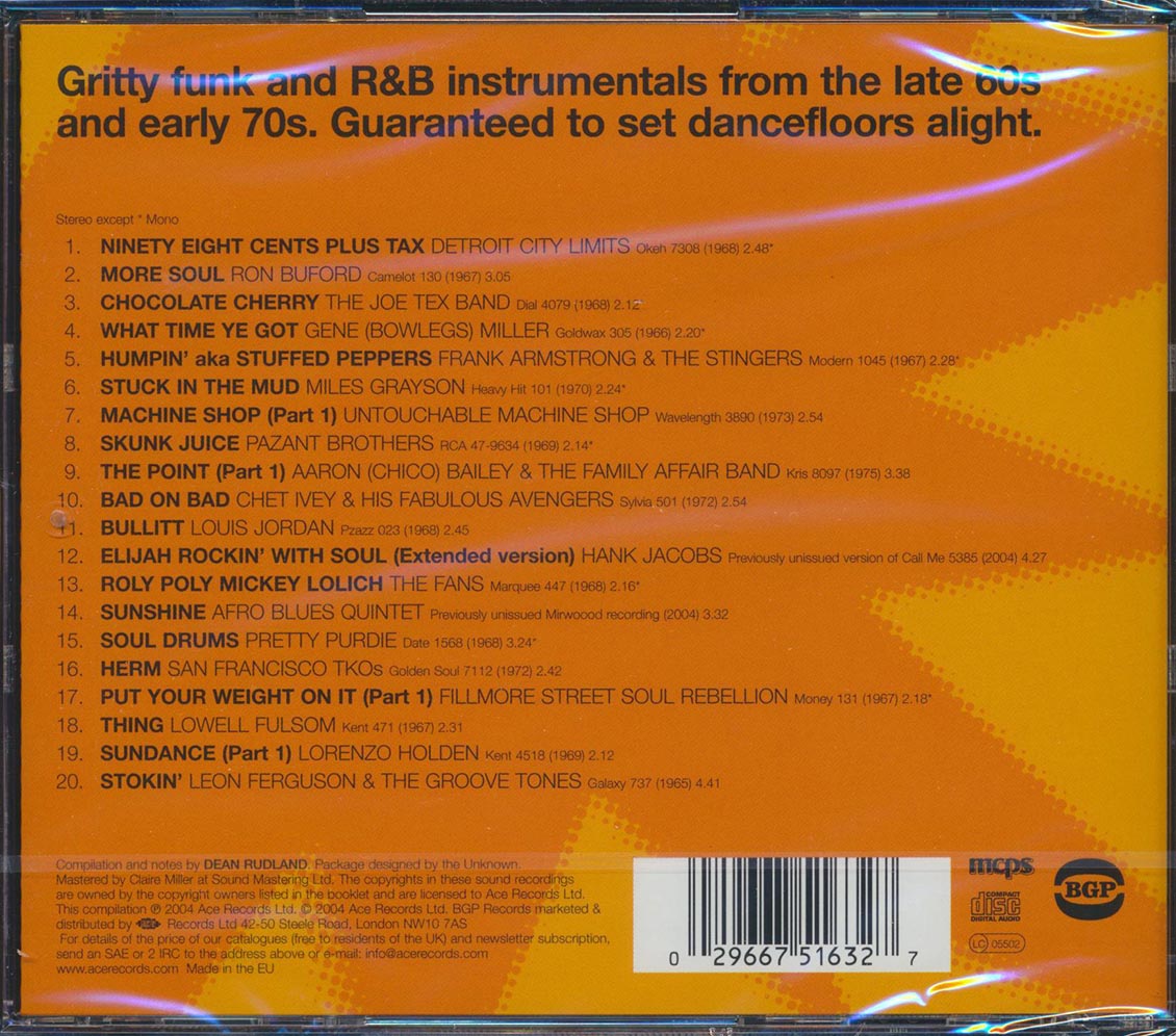 Various - Instrumental Explosion: Incendiary Funk And R & B Instrumentals 1966-1973 (20 tracks)